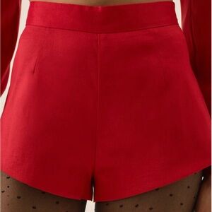 For Love and Lemons Lucia Red short